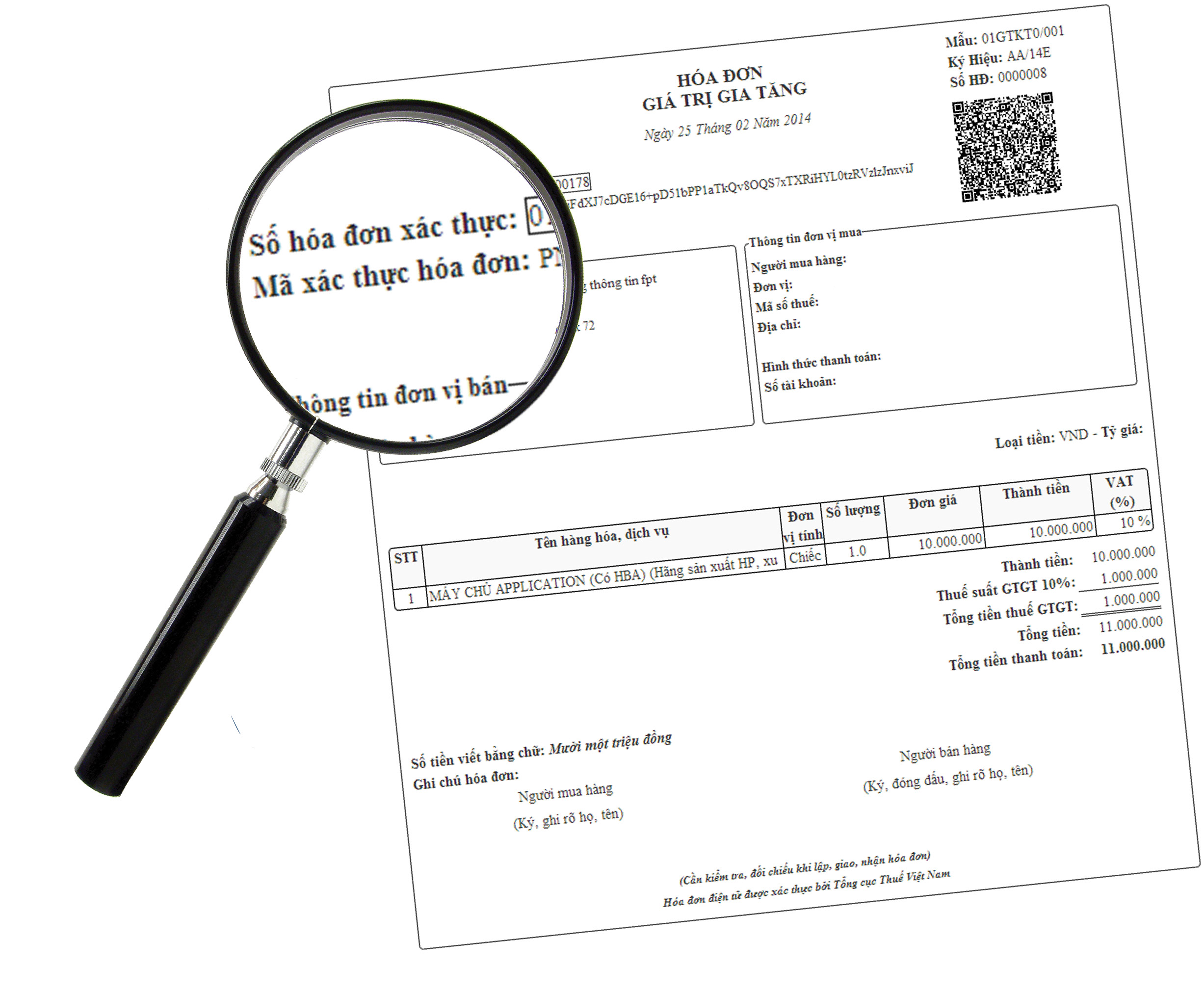 Áp dụng hóa đơn điện tử có mã xác thực của cơ quan thuế